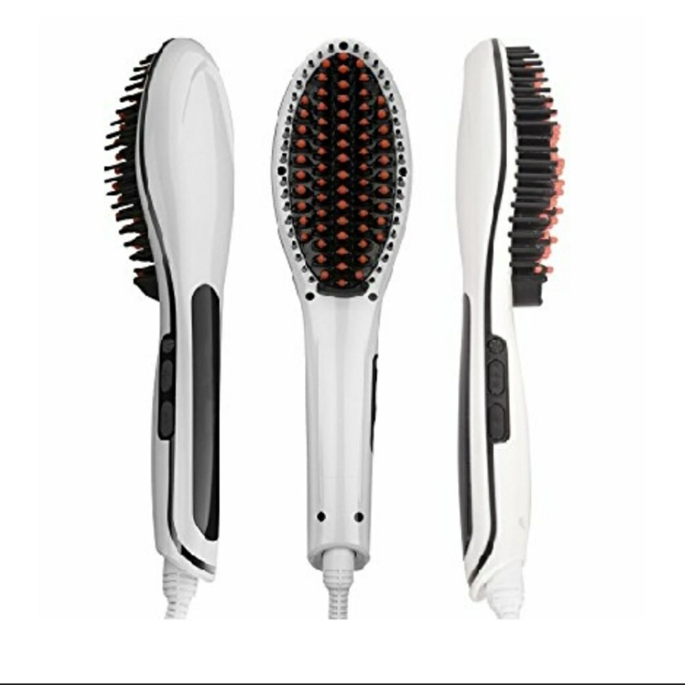 Hair Brush Straightener